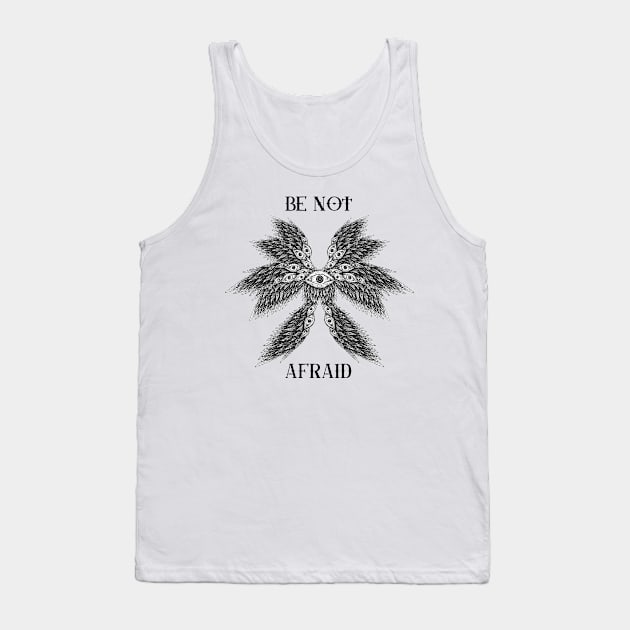 Divine Radiance: Seraph Biblically Accurate Angel Design Tank Top by Holymayo Tee